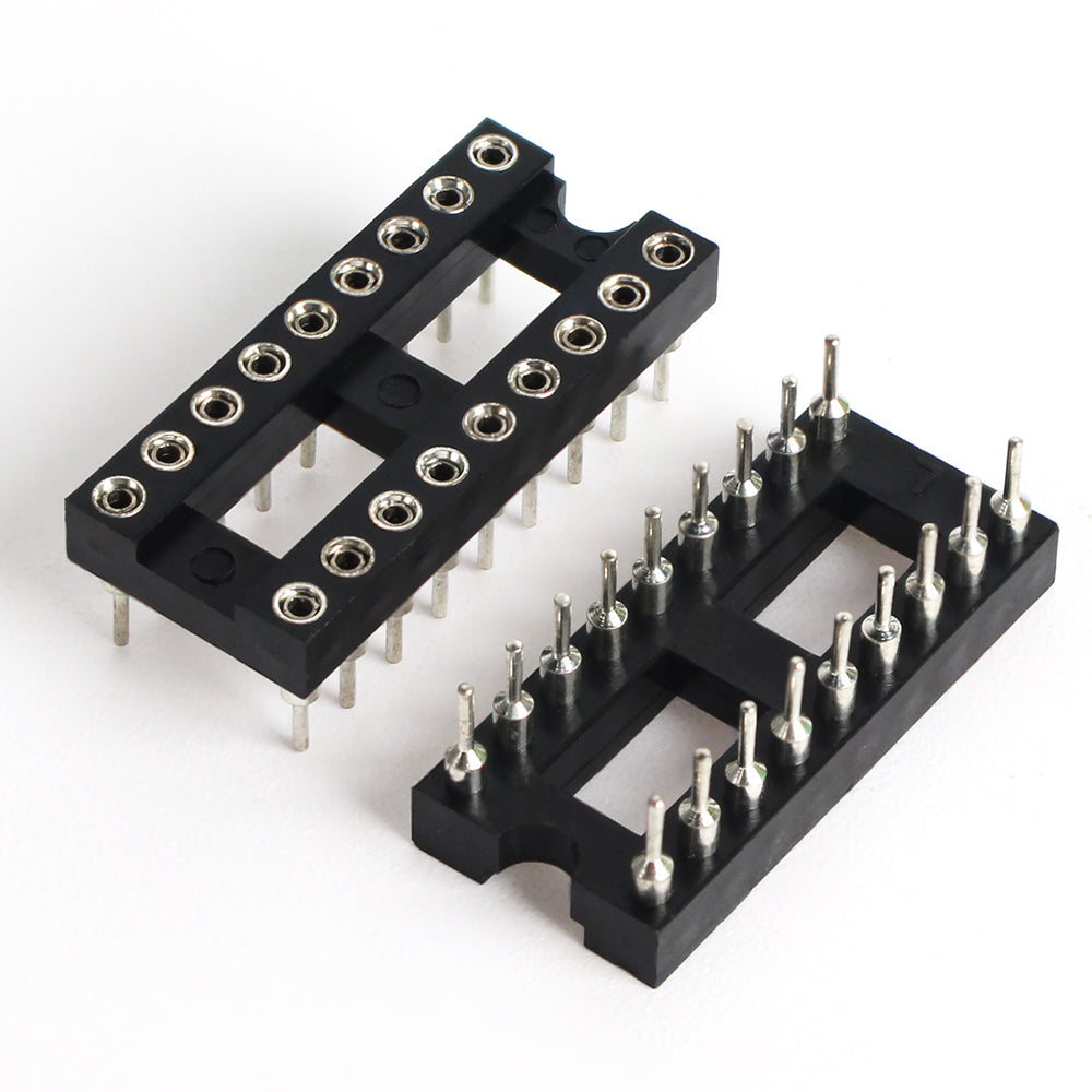 Fulabs 10pcs IC Socket Adapter  DIP-8 DIP-14 DIP-16 DIP-18