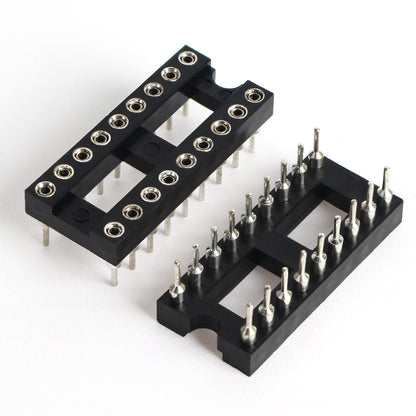 Fulabs 10pcs IC Socket Adapter  DIP-8 DIP-14 DIP-16 DIP-18