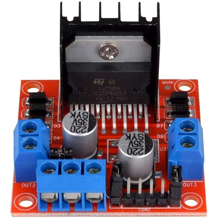 L298N DC Dual H-Bridge Stepper Motor Driver Board Module