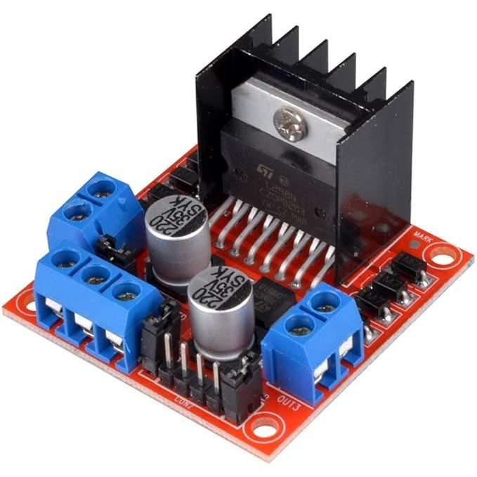 L298N DC Dual H-Bridge Stepper Motor Driver Board Module