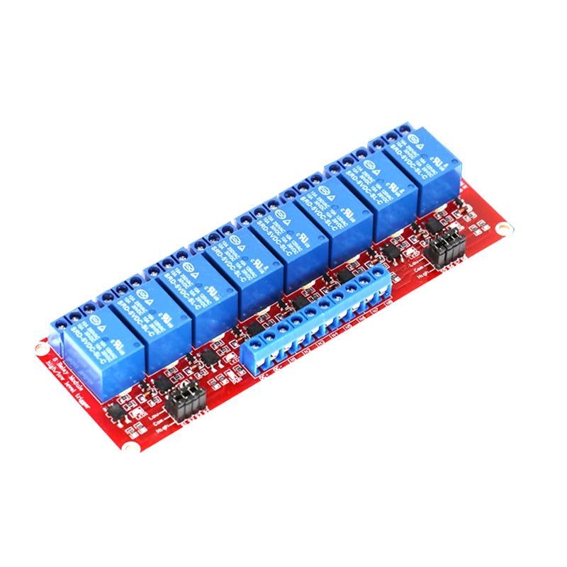 5V 12V  24V 1 2 4 6 8 Way Channel Relay Module High or low level with Optocoupler  AC 240V DC 30V for Arduino