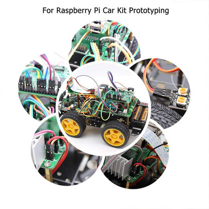 40pin 10cm 15cm 20cm 30cm Multicolored Dupont Wire Line Male to Female,Male to Male, Female to Female Breadboard Jumper Wires Ribbon Cables Kit Compatible for Arduino