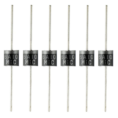 10pcs/set Rectifier Diode 10A10 6A10 20A10AMP SILICON RECTIFIERS Rectifier Diode R-6