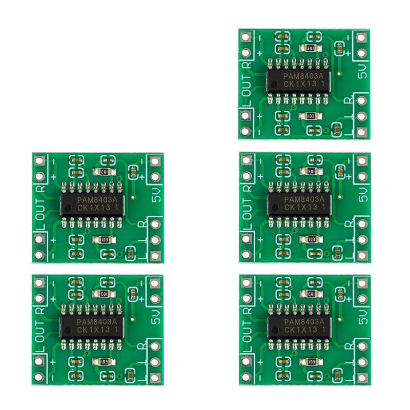 Mini PAM8403 5V Power Audio Amplifier Board 2 Channel 2 * 3W Volume Control / USB Power