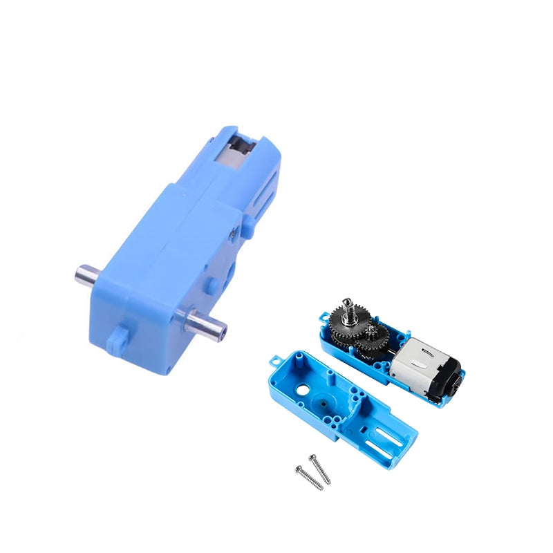 Yellow DC TT Gear Geared Motor and Wheel (Smart Car Robot Gear) Blue full metal double shaft