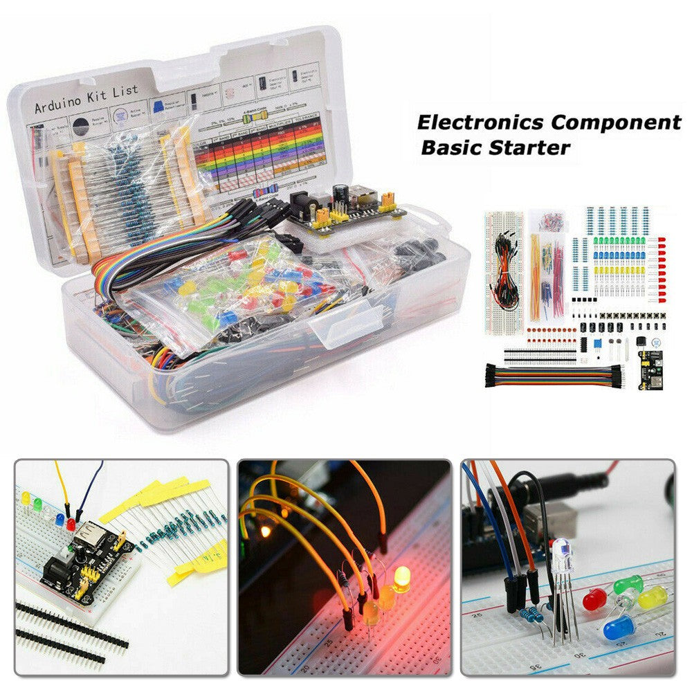 830 Breadboard Set Tie-points Breadboard Set Electronic Component Basic Starter Kit Resistor