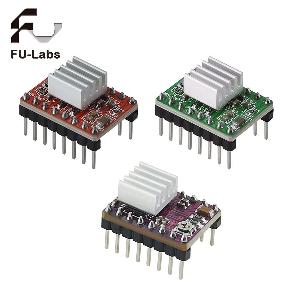 Stepper Motor Driver Stepstick A4988 Drv8825 With Heat Sink Carrier Reprap Ramps 3D Printer Parts & Accessories