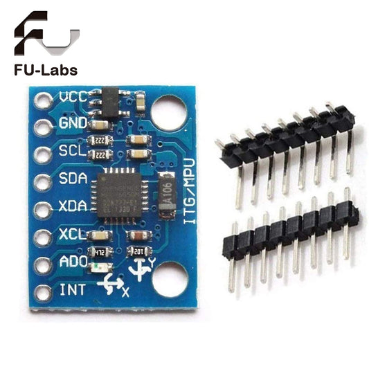 IIC I2C GY-521 MPU-6050 MPU6050 3 Axis Analog Gyroscope Sensors+3 Axis Accelerometer Module for With Pins 3-5V DC