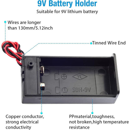 9V BATTERY CLIP SNAP PLUG CAP CONNECTOR