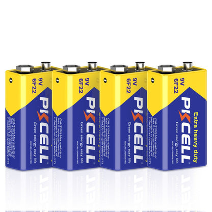 PKCELL 9V 6F22 battery for Toys, Power Tools, Home Appliances