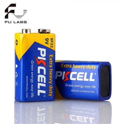 PKCELL 9V 6F22 battery for Toys, Power Tools, Home Appliances