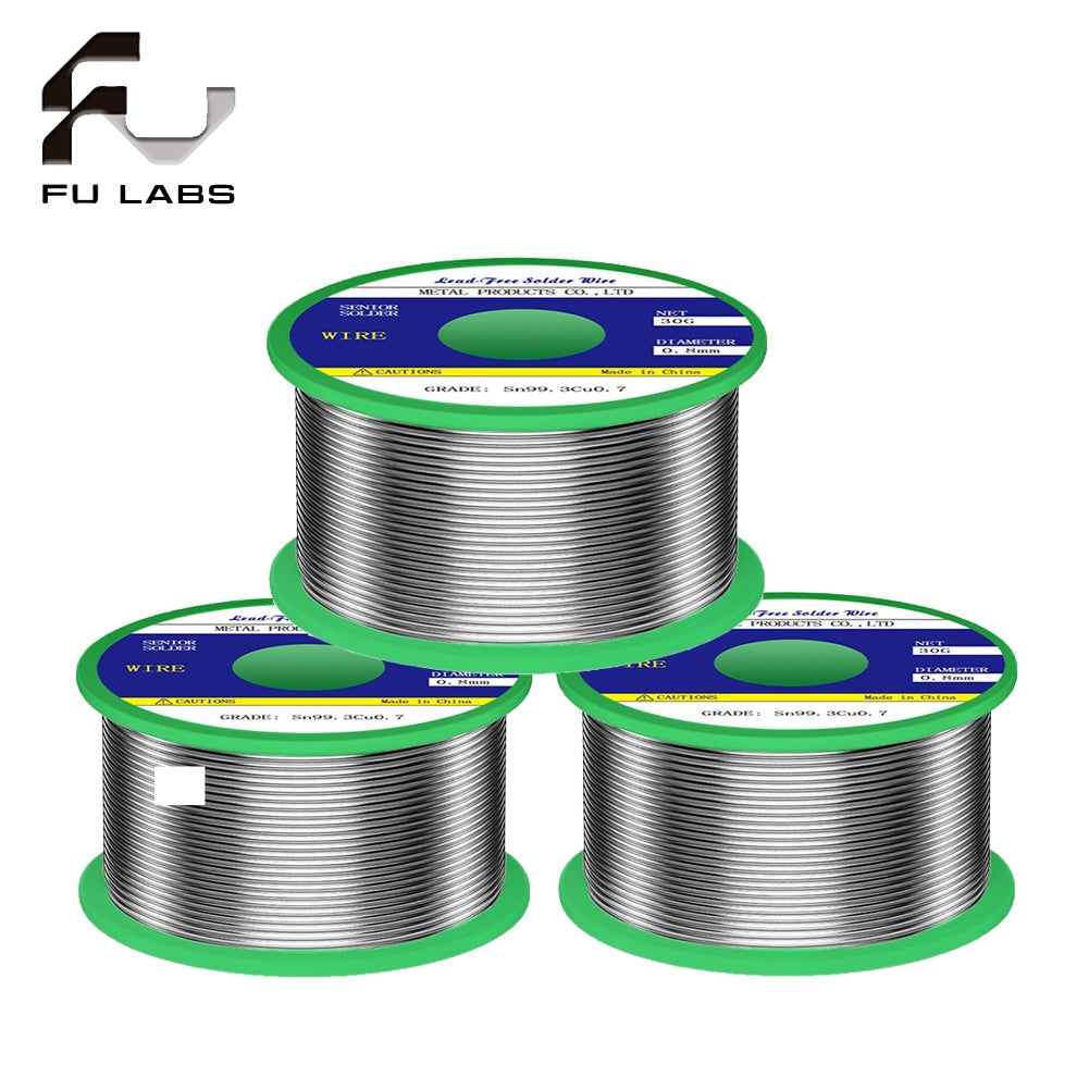 High quality 0.8mm 1.0mm solder wire 50g lead free Sn99Cu0.7