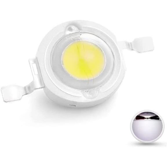 10Pcs 1W 3W high power lamp beads LED light emitting diodes white warm white red yellow green blue pink lamp beads