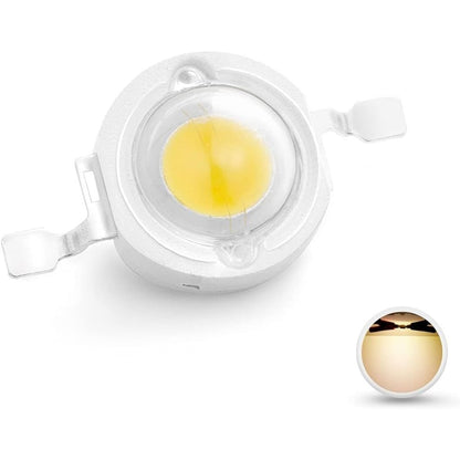 10Pcs 1W 3W high power lamp beads LED light emitting diodes white warm white red yellow green blue pink lamp beads