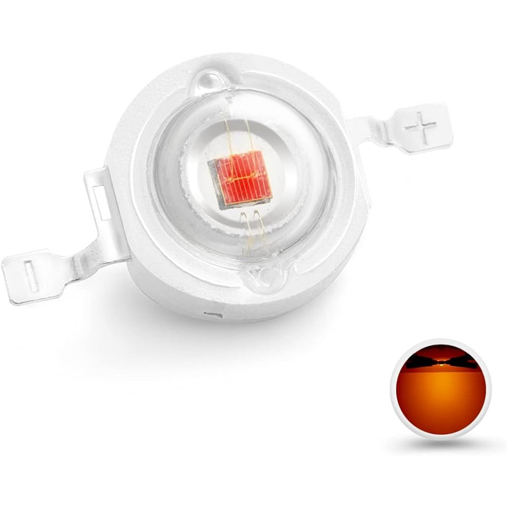 10Pcs 1W 3W high power lamp beads LED light emitting diodes white warm white red yellow green blue pink lamp beads