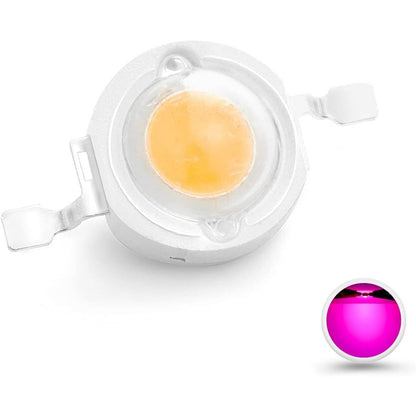 10Pcs 1W 3W high power lamp beads LED light emitting diodes white warm white red yellow green blue pink lamp beads