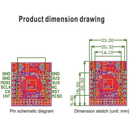 Network module W5500 Full hardware TCP/IP protocol stack Ethernet 51/STM32 MCU