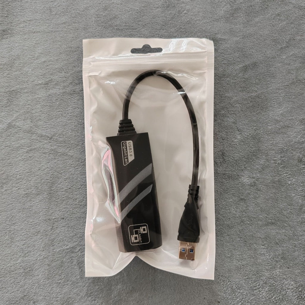 USB 3.0 Gigabit LAN Driverless USB to RJ45 Cable Converter 10/100/1000 Mbps Gigabit for PC/Laptop