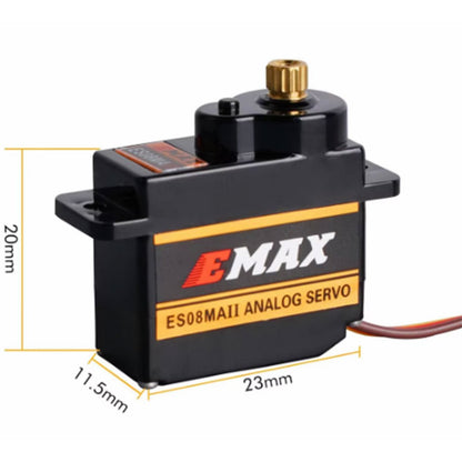 Emax ES08MA II 12g Analog Metal Gear Servo with Mount
