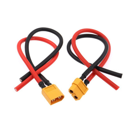 Amass XT60 Connector with Cable - High-Current Gold-Plated Charging Plug for RC LiPo Batteries
