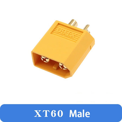 Amass XT60 Connector with Cable - High-Current Gold-Plated Charging Plug for RC LiPo Batteries