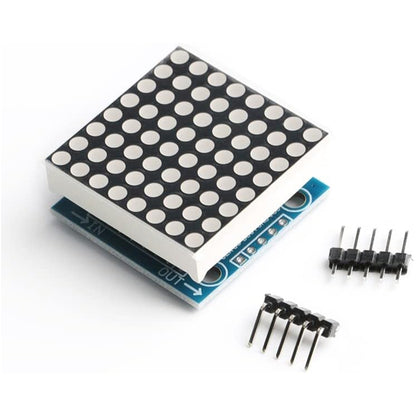 MAX7219 Dot Matrix Module MCU Control Driver LED Display Module Red Light Green Light Blue Light