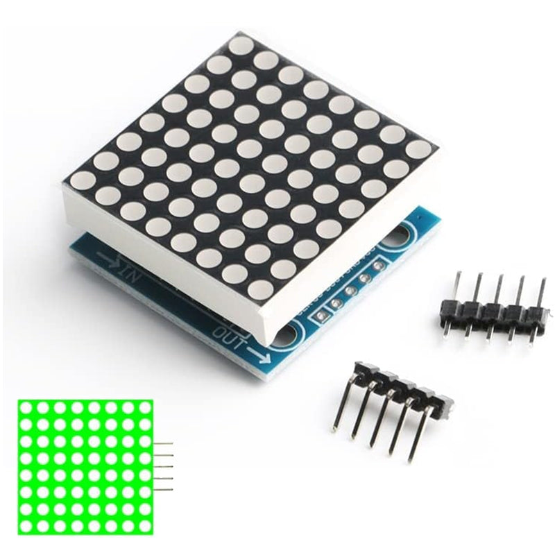 MAX7219 Dot Matrix Module MCU Control Driver LED Display Module Red Light Green Light Blue Light