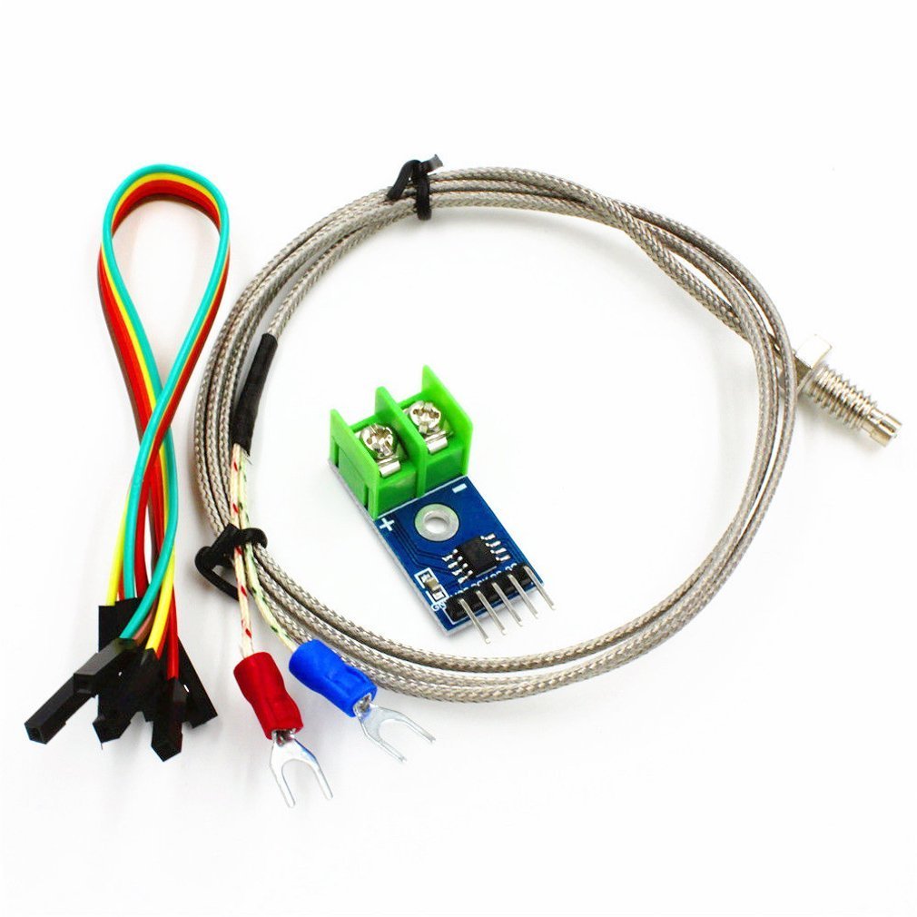 DC 3-5V MAX6675 Module with K - Type Thermocouple Temperature Sensor Set. Comes with an M6 Screw and is Suitable for Arduino