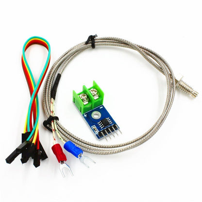 DC 3-5V MAX6675 Module with K - Type Thermocouple Temperature Sensor Set. Comes with an M6 Screw and is Suitable for Arduino