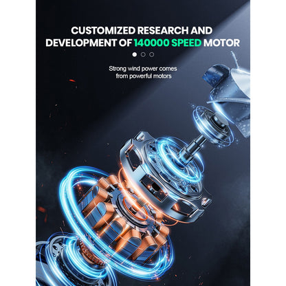 Turbo Jet Fan x3 Pro Violent Fan 140000 rpm Powerful Blower Vacuum Cleaner Type-C Charging Turbo Charging