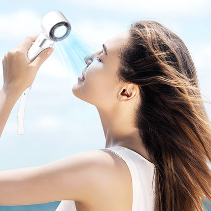 199-speed semiconductor cooling USB small fan 4000mah ultra-long battery life foldable with lanyard