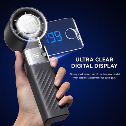 199-speed semiconductor cooling USB small fan 4000mah ultra-long battery life foldable with lanyard