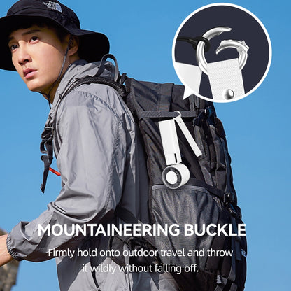 199-speed semiconductor cooling USB small fan 4000mah ultra-long battery life foldable with lanyard