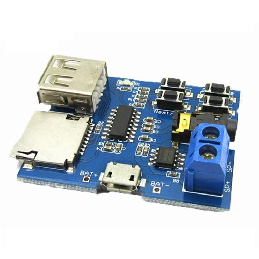 Non-Destructive MP3 Decoding Board MP3 Voice Decode Board Supporting TF Card U-Disk