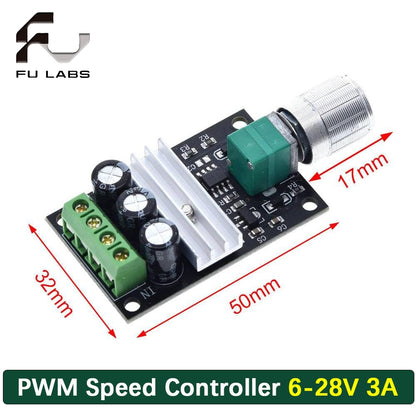 DC 1.8V-35V 40V 2A 3A 5A 10A 30W 80W 90W PWM Motor Speed Controller Low Voltage Motor Speed Controller PWM Adjustable drive module