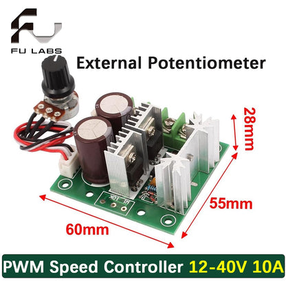 DC 1.8V-35V 40V 2A 3A 5A 10A 30W 80W 90W PWM Motor Speed Controller Low Voltage Motor Speed Controller PWM Adjustable drive module