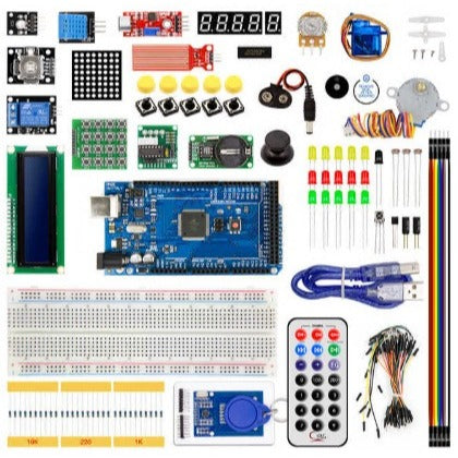 For Arduino UNO R3 RFID Starter Kit Upgraded Version Learning Suite LCD 1602 With Retail Box CH340 2560 R3 kit