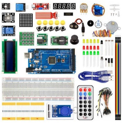 For Arduino UNO R3 RFID Starter Kit Upgraded Version Learning Suite LCD 1602 With Retail Box CH340 2560 R3 kit