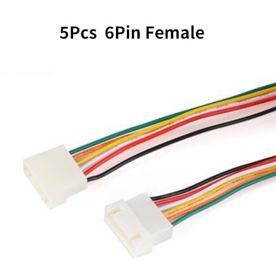 Fulabs 5pcs/lot 20cm 26AWG Lipo Balance Wire Extension Charged Cable Lead Cord for RC Lipo Battery charger 2S 3S 4S 5S 6S