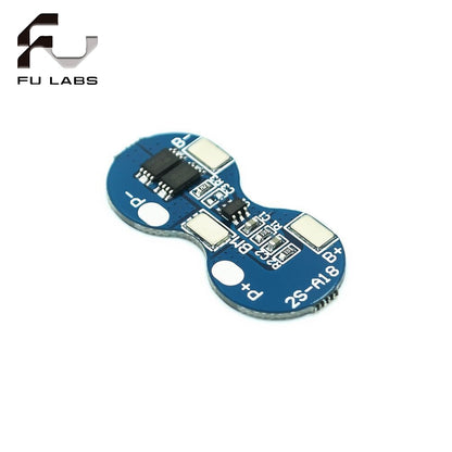 1pcs 2S Li-ion 18650 Lithium Battery Charger Protection Board 7.4V Overcurrent Overcharge Overdischarge Protection 4A 2 Series BMS
