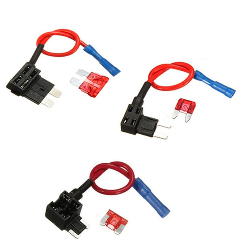 1pcs Micro / Mini / Standar Fuse Add-a-circuit TAP ATM APM10A Blade Car Fuse 12V Fuse Holder
