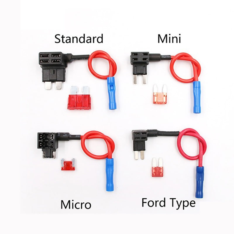 1pcs Micro / Mini / Standar Fuse Add-a-circuit TAP ATM APM10A Blade Car Fuse 12V Fuse Holder