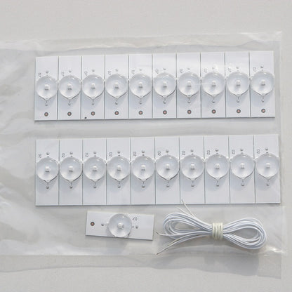 Fulabs 5Pcs 3v 6v 32-65'' LED TV Backlight Replacement SMD Lamp Beads