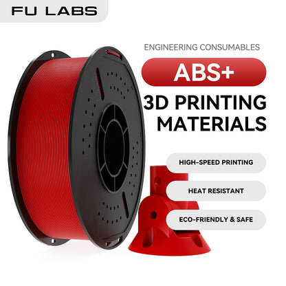 FULABS Filament ABS+ Filaments 3D Printer Filament 1.75mm 1KG Spool Heat Resistant Material