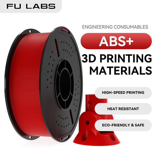 FULABS Filament ABS+ Filaments 3D Printer Filament 1.75mm 1KG Spool Heat Resistant Material