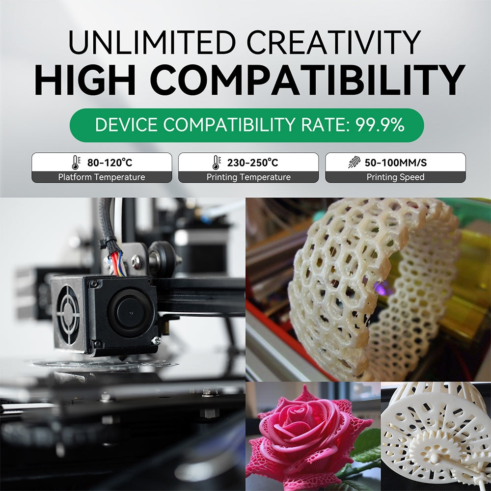 FULABS Filament PETG Pro Filaments 3D Printer Filament 1.75mm 1KG Spool Material