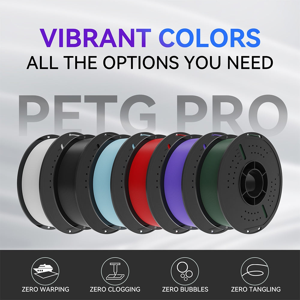 FULABS Filament PETG Pro Filaments 3D Printer Filament 1.75mm 1KG Spool Material