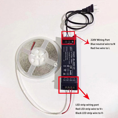 Ultra LED Power Supply AC To DC12V/24V 100W 200W 300W 400W LED Strip Lighting Transformer