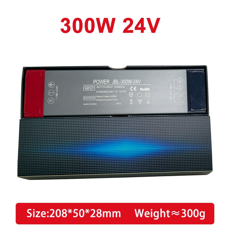 Ultra LED Power Supply AC To DC12V/24V 100W 200W 300W 400W LED Strip Lighting Transformer