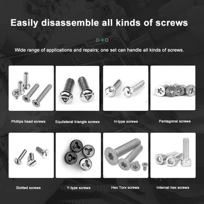 41-in-1 Home Repair & Auto Repair T-Type Ratchet Telescopic Socket Hex Screwdriver Set